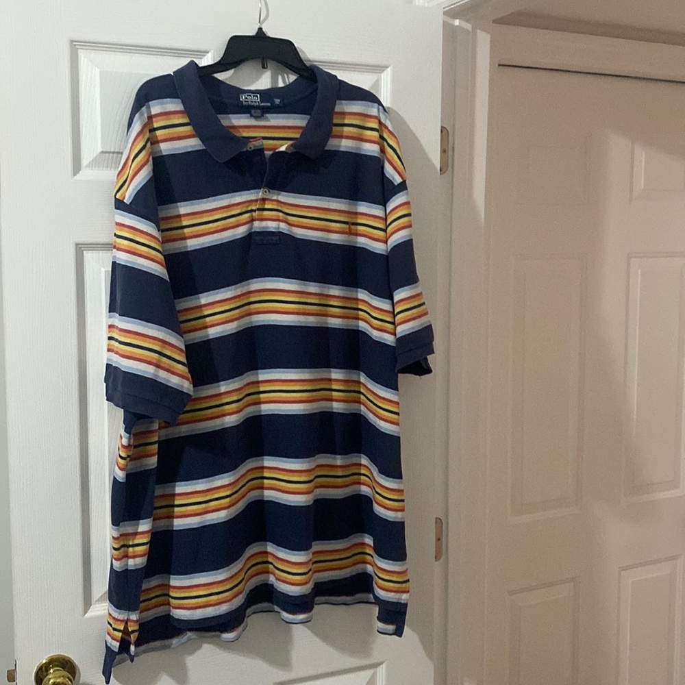 Men’s Strip Polo Shirt